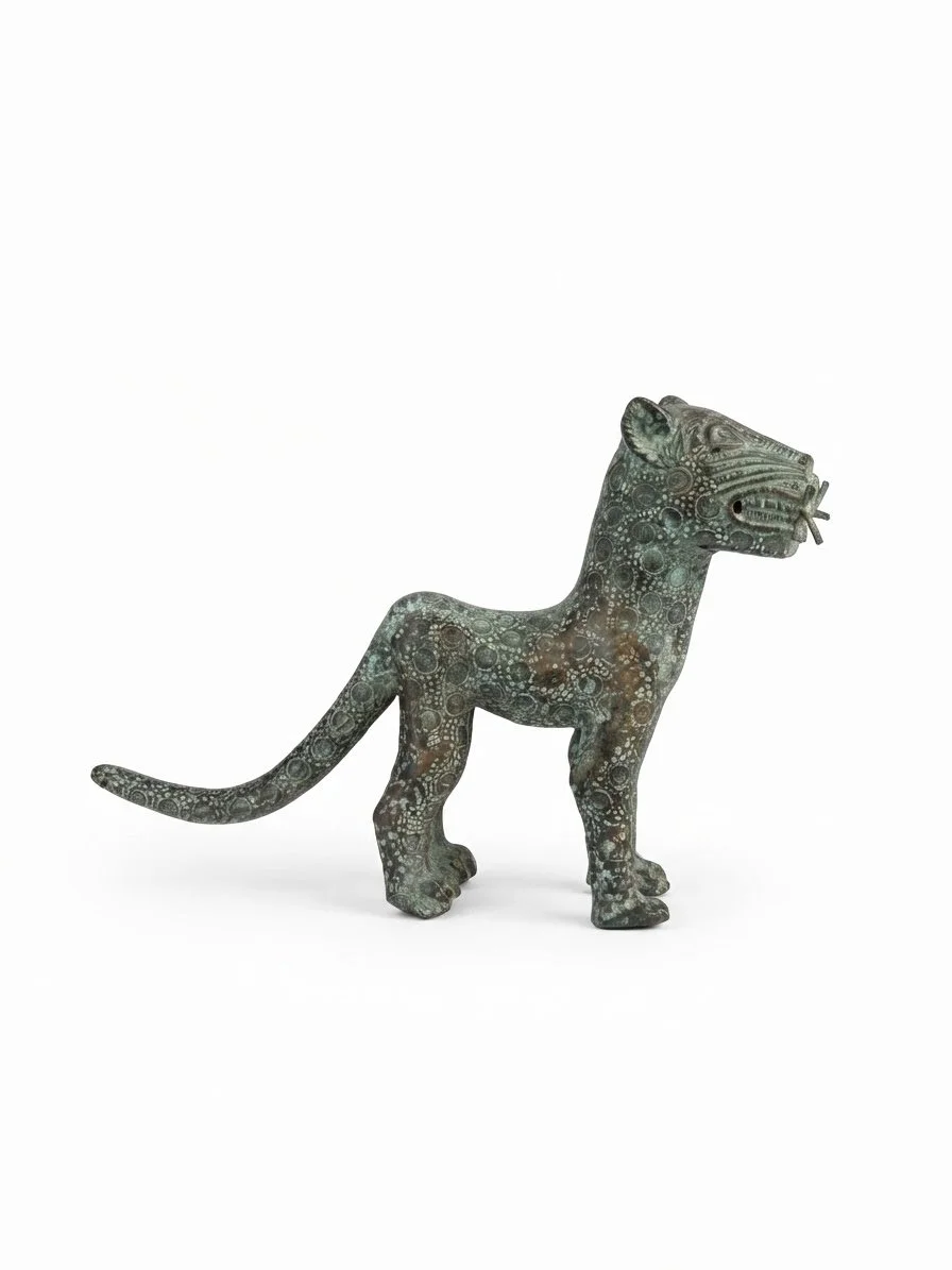 Bronze Leopard  23''x 14''