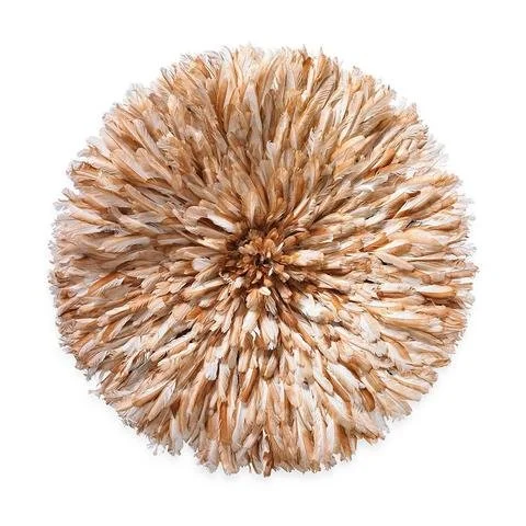  BEI Bamileke Feather Headress  30''x 30''