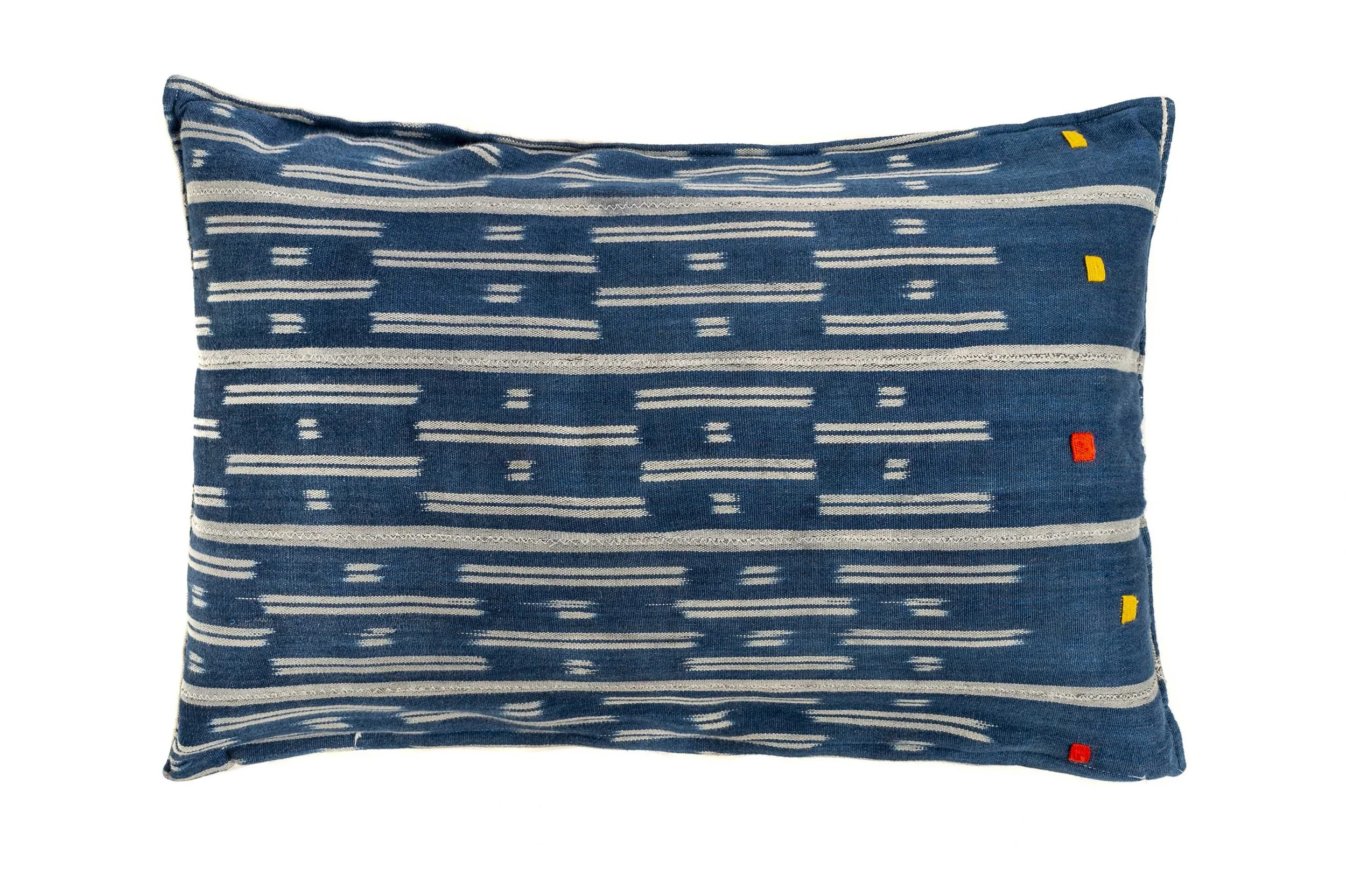 B2 Baule Indigo Cushion 24''X 15''