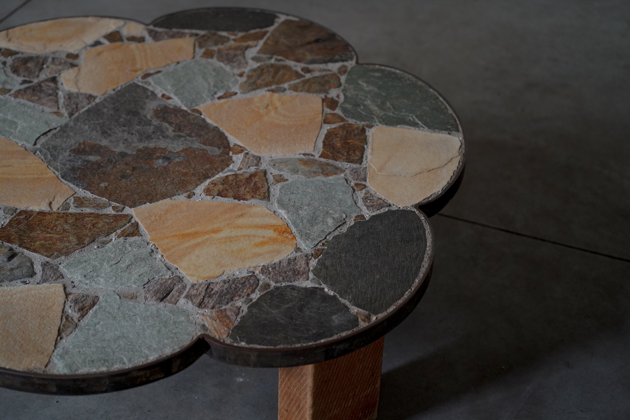 STONE MOSAIC COFFEE TABLE