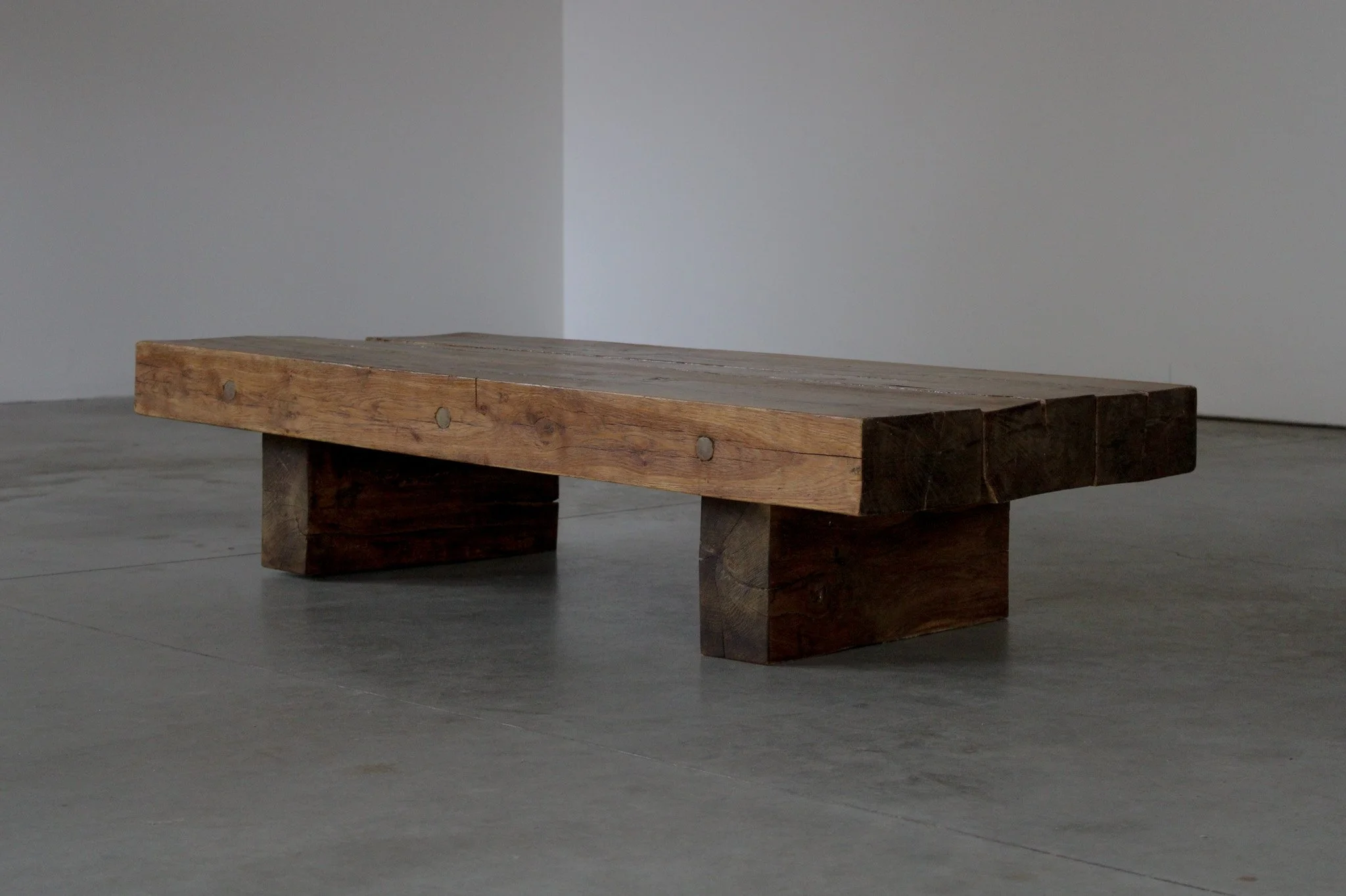 Rustic Oak Rectangular Coffee Table