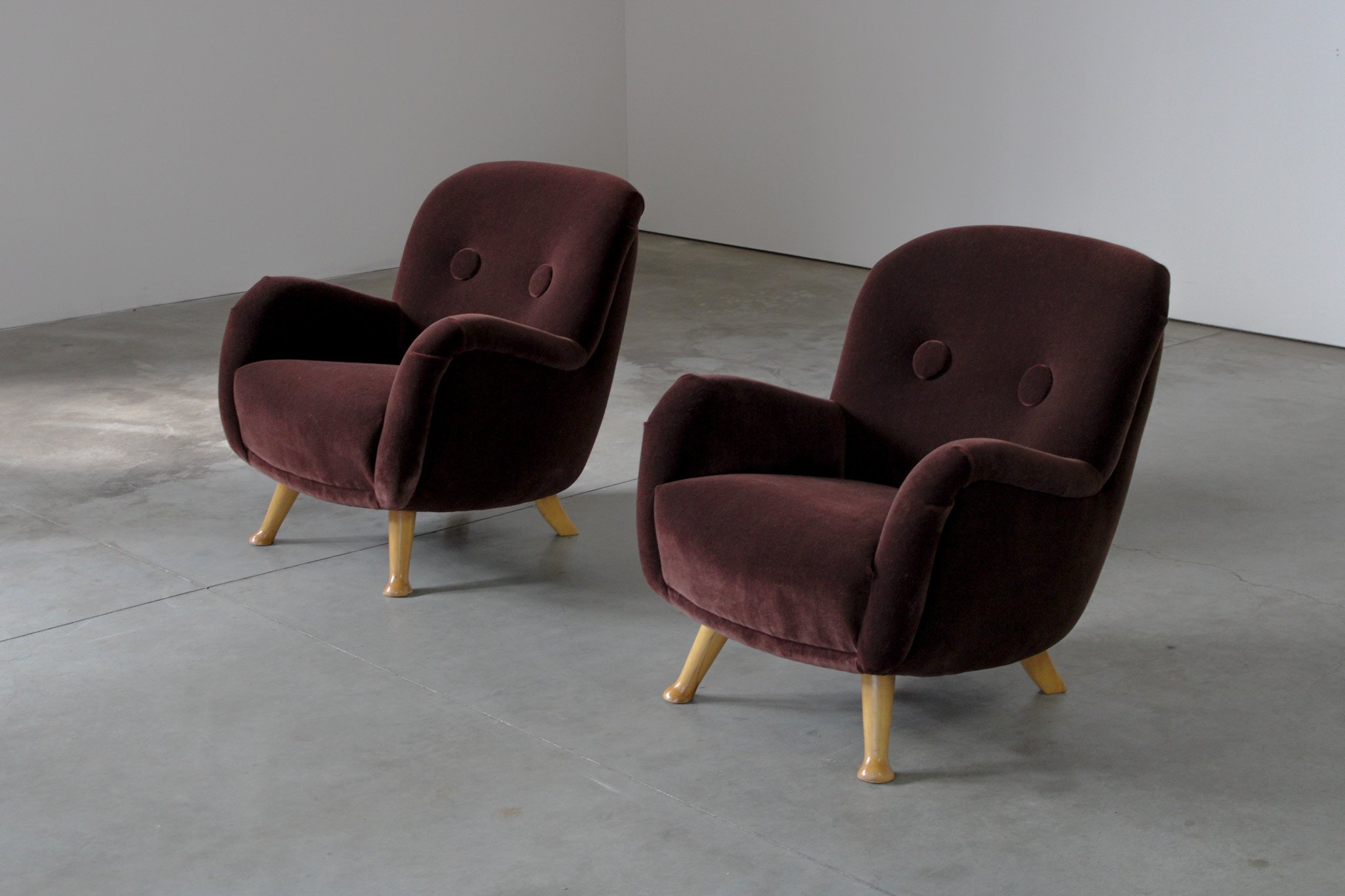 Pair of Berga Mobler Lounge Chairs