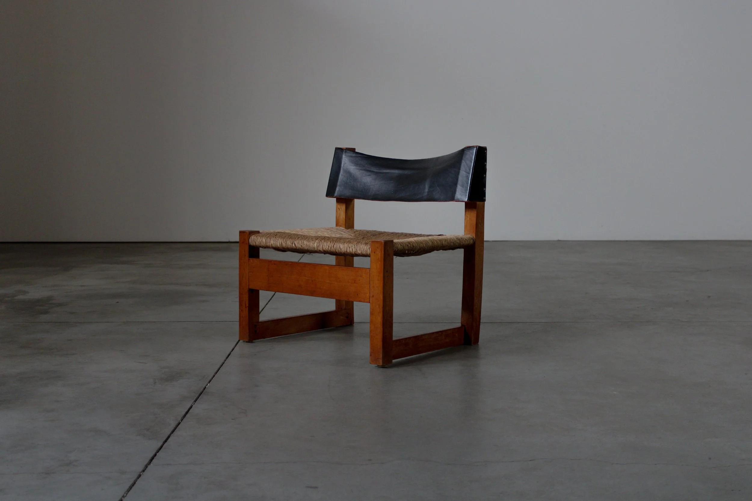 Low Chair with Rush Seating