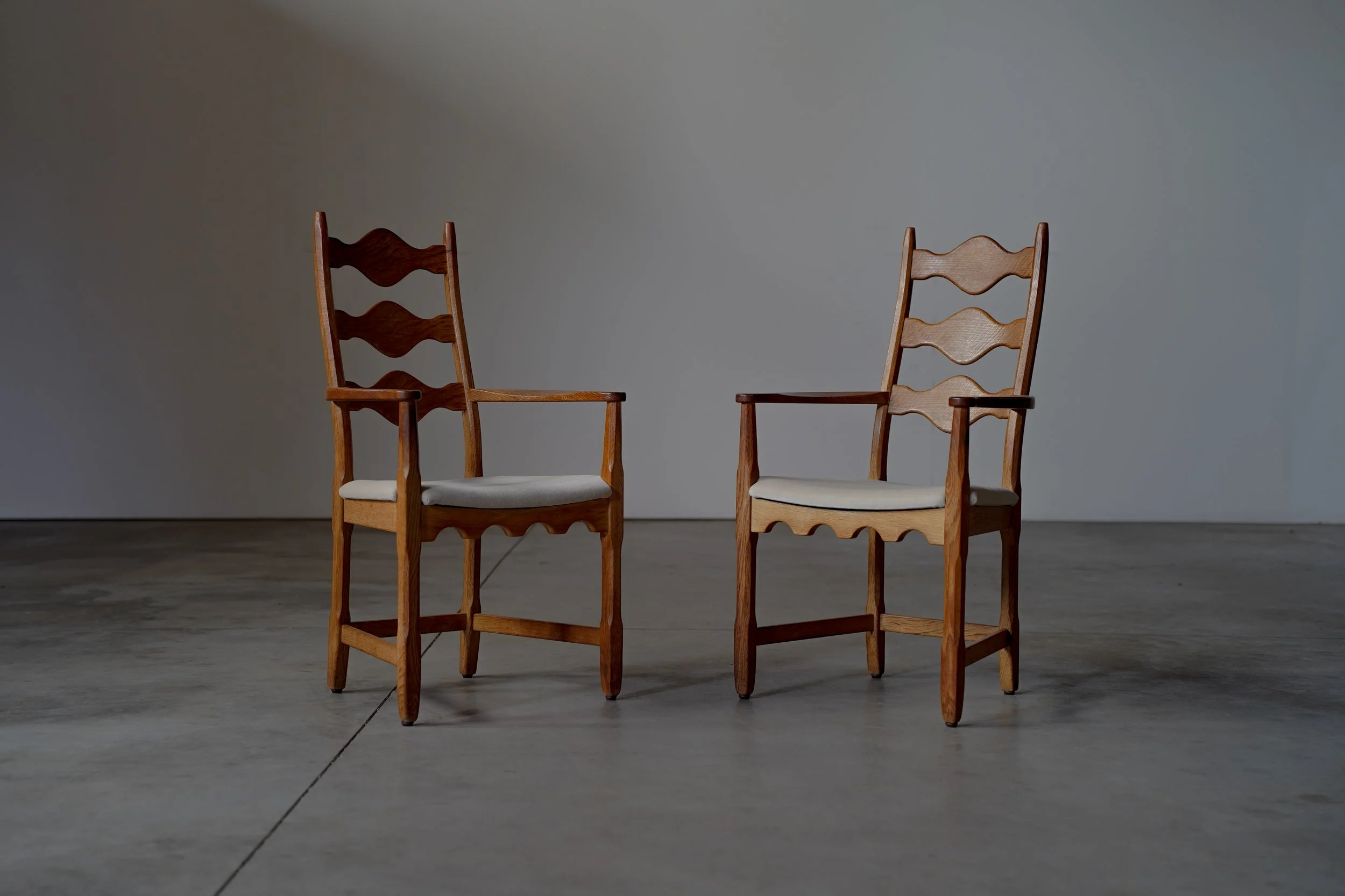 HIGHBACK DINING CHAIRS BY HENNING KJAERNULF
