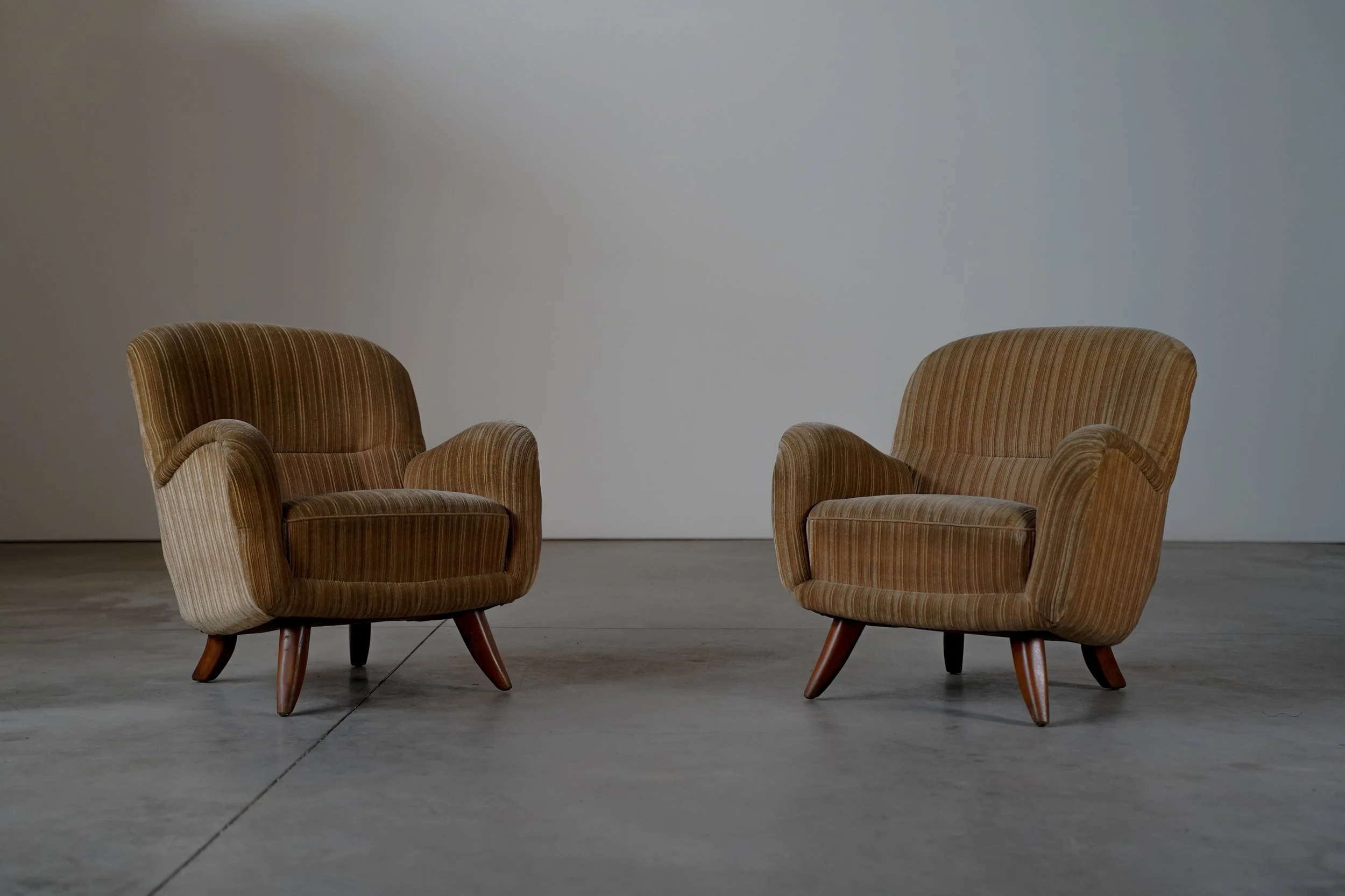 Pair of Danish Lounge Chairs