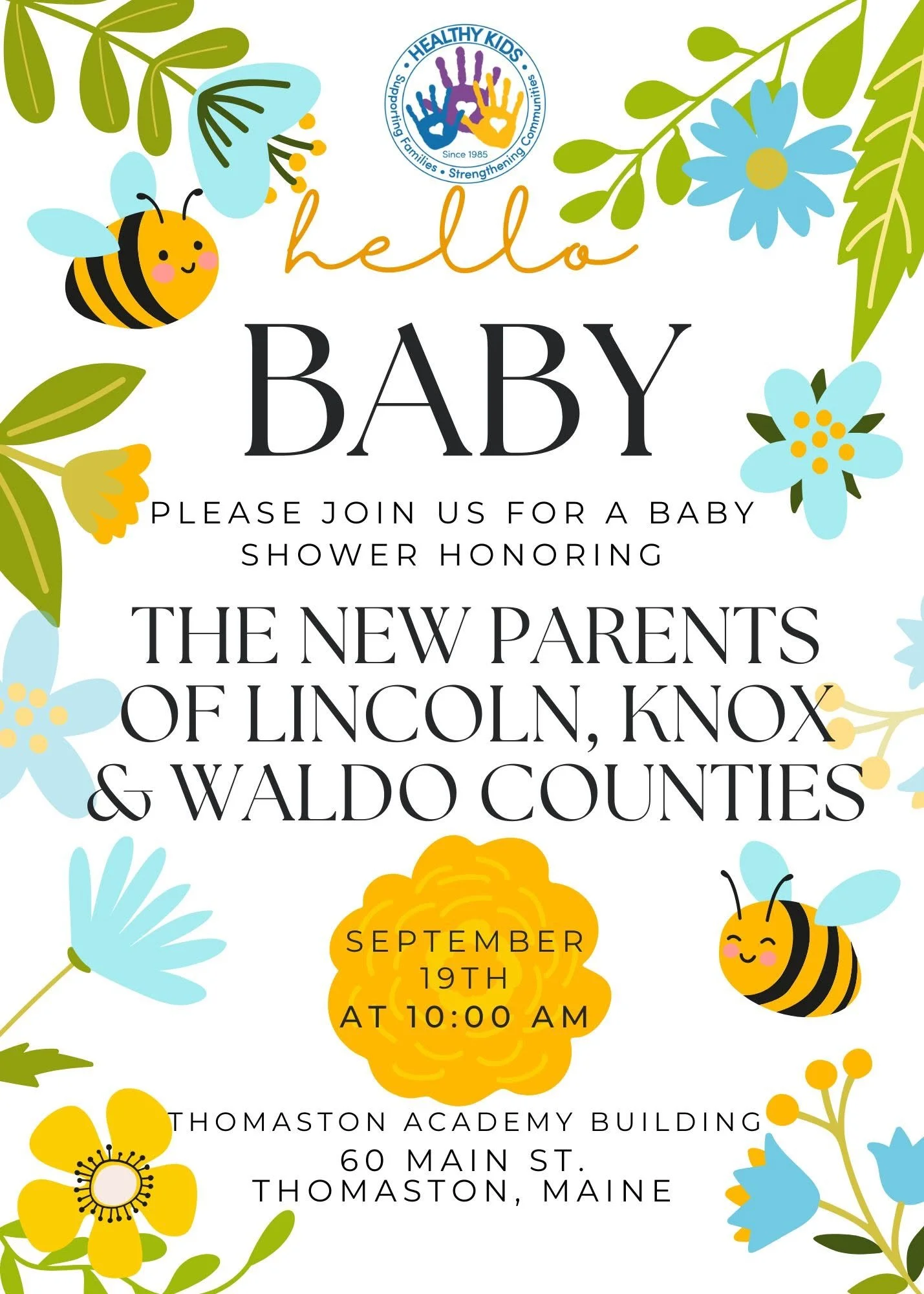 Community Baby Shower with Healthy Kids