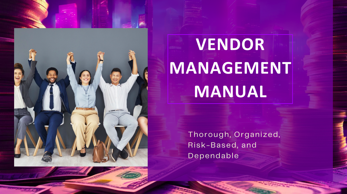 Vendor Management Manual cover image