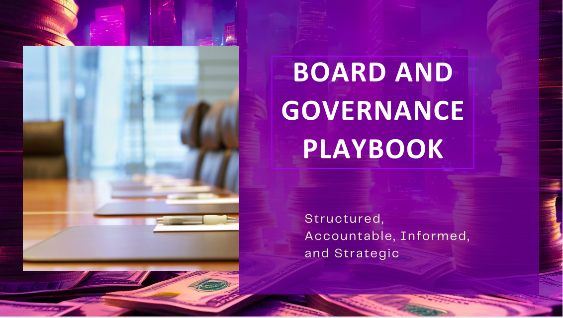 Board and Governance Playbook cover image