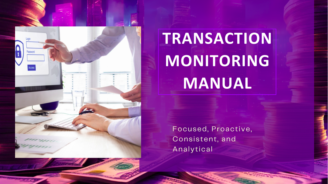 Transaction Monitoring Manual cover image