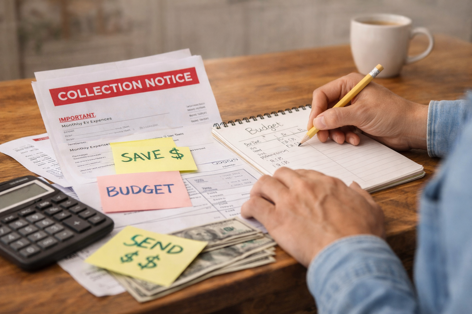 Budget planning to rebuild credit and manage debt