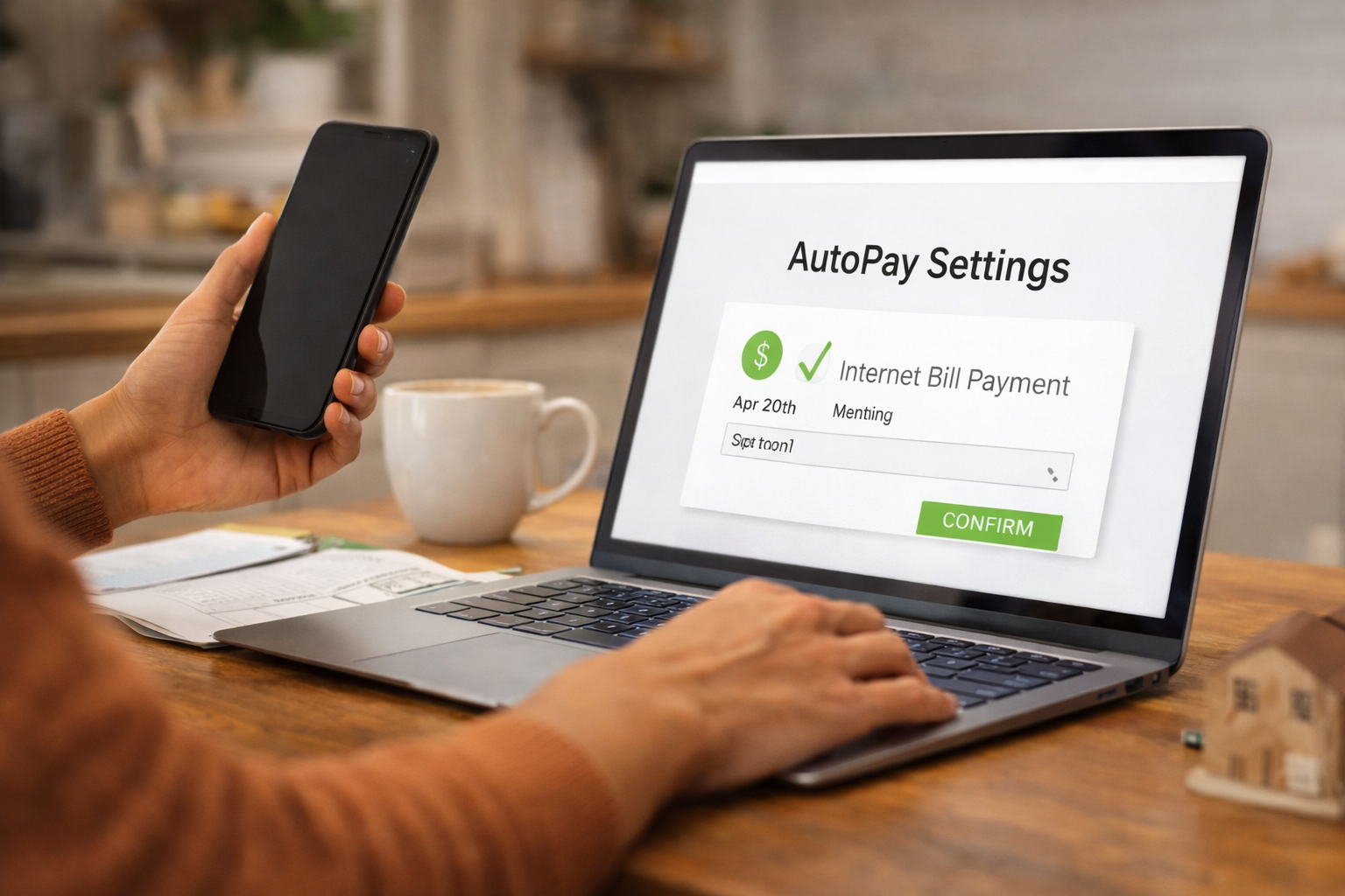 Automating bill payments to build positive credit history.