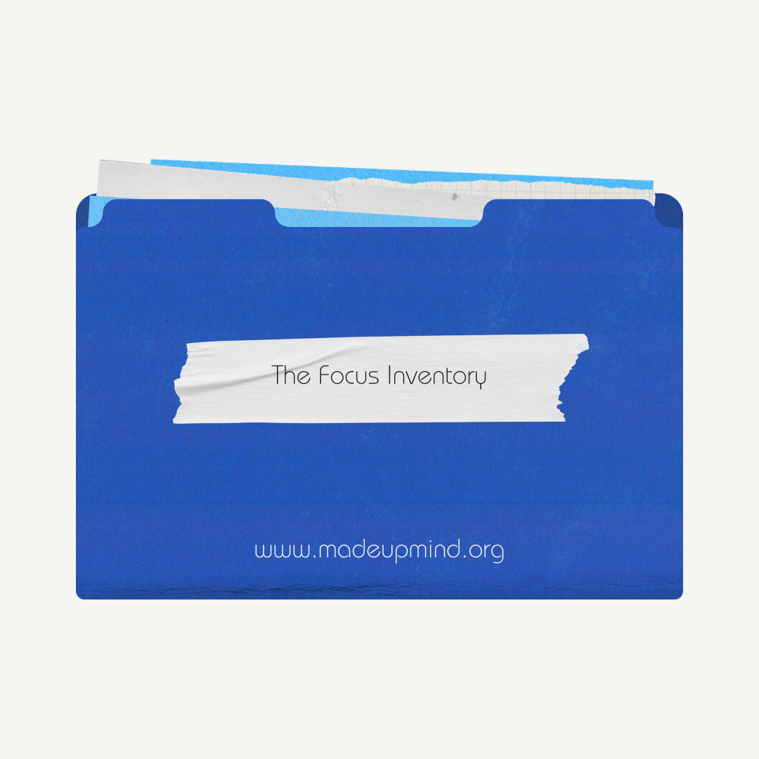 The Focus Inventory: A Structured Attention Assessment