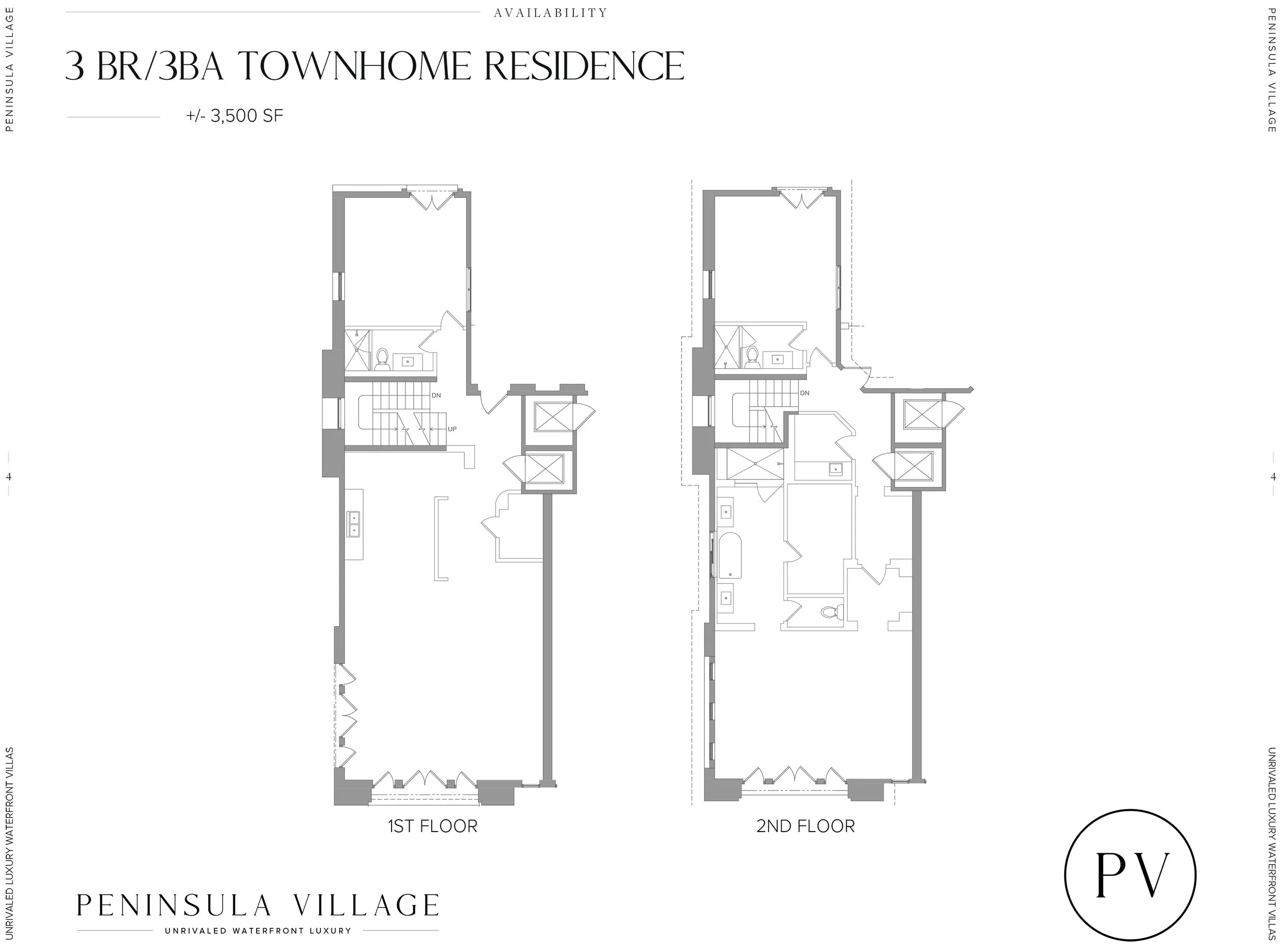 The Residensces At Peninsula Village Luxury Villas Now Leasing