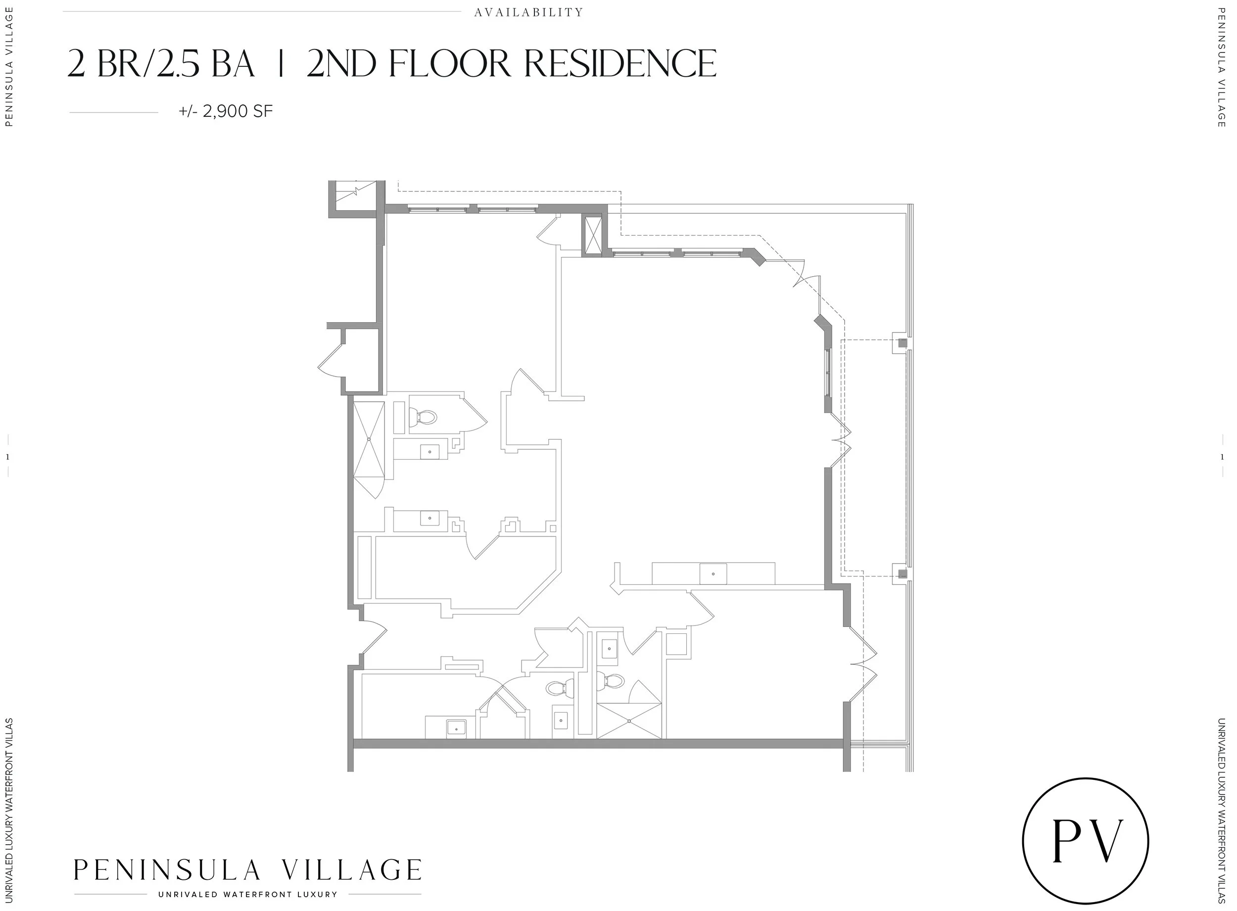 The Residensces At Peninsula Village Luxury Villas Now Leasing