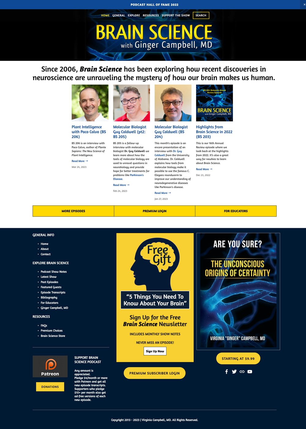 Brain Science Podcast Brain Science Podcast