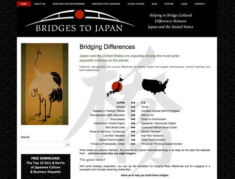 Bridges to Japan website