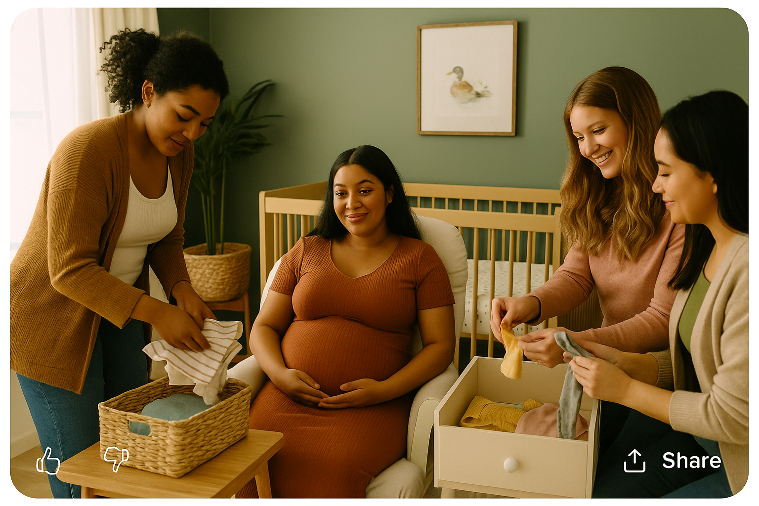 Should You Have a Nesting Party, a Baby Shower, or Both?