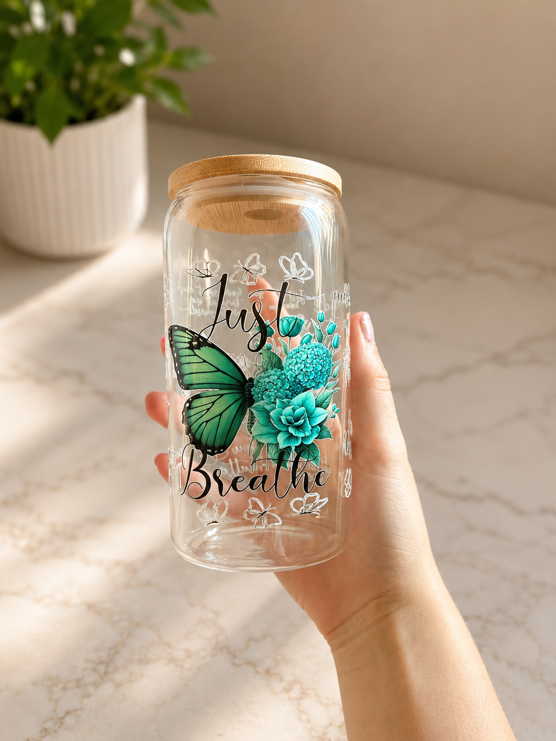 Positivity butterfly cup