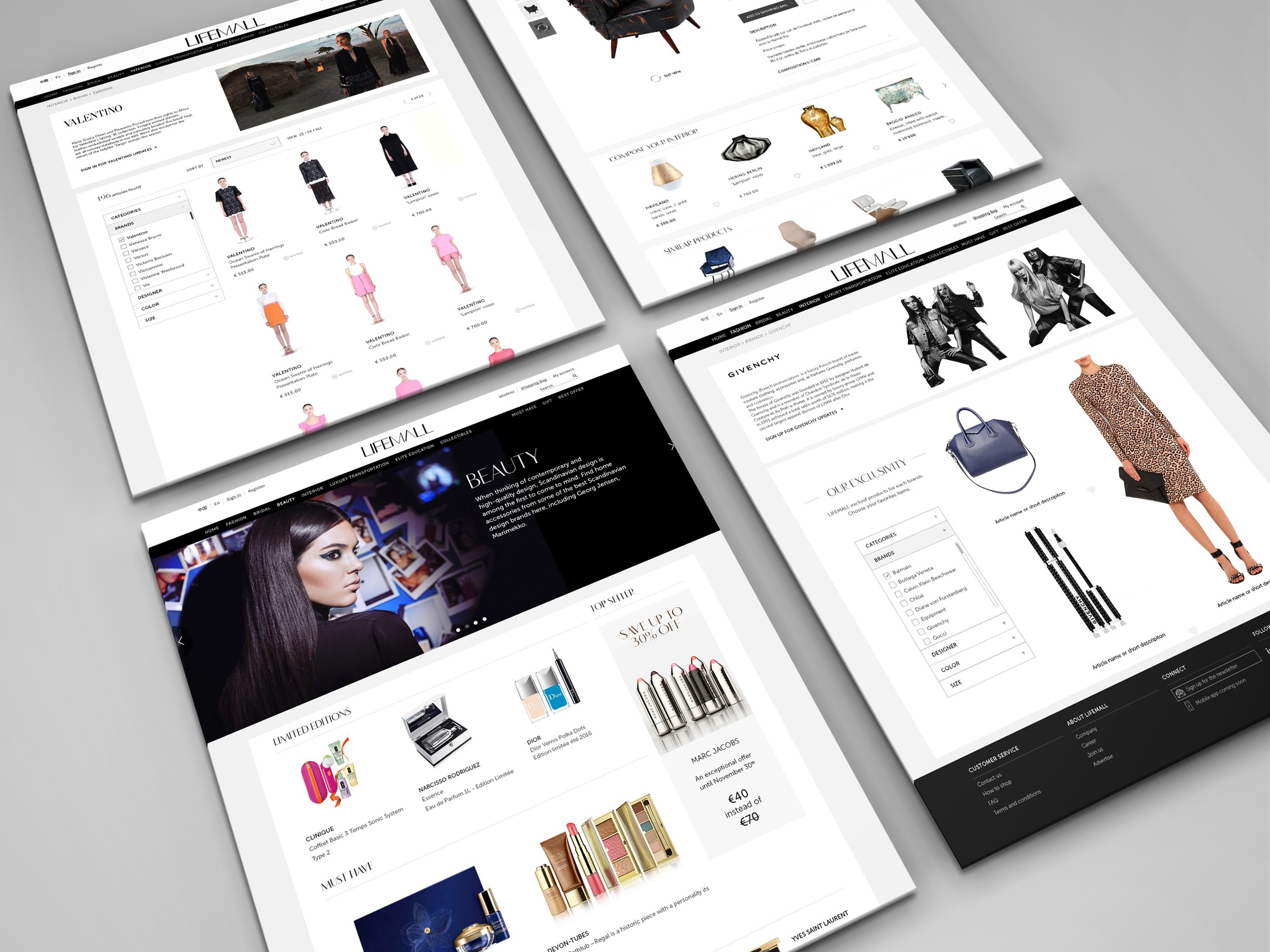 Lifemall UX design