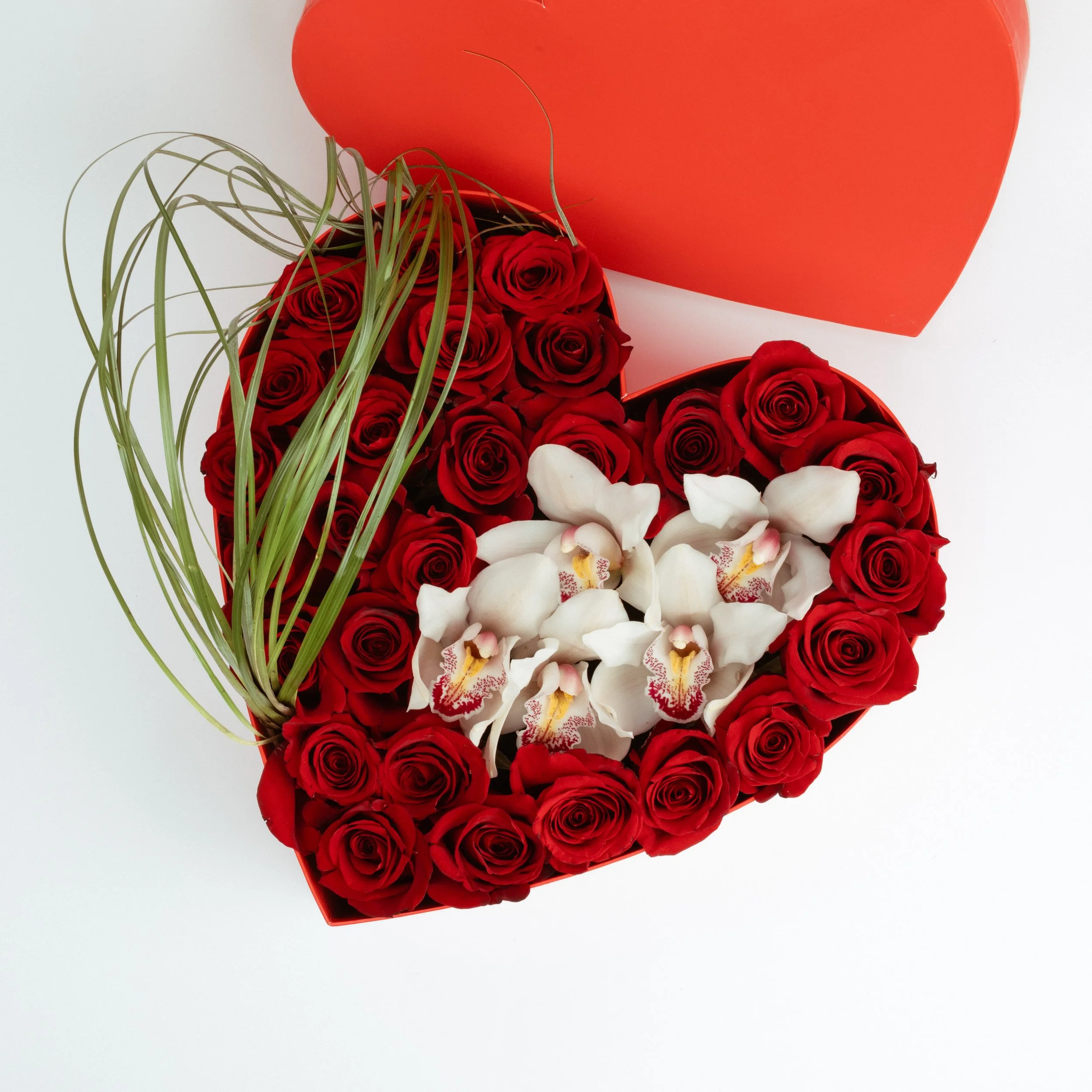 Small Heart Shaped Box of Roses