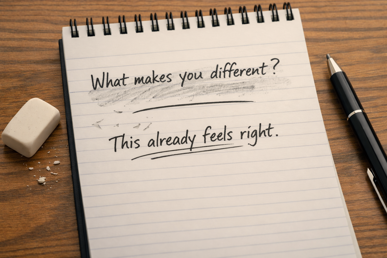 Stop Answering “What Makes You Different?” (And Start Making It Obvious)