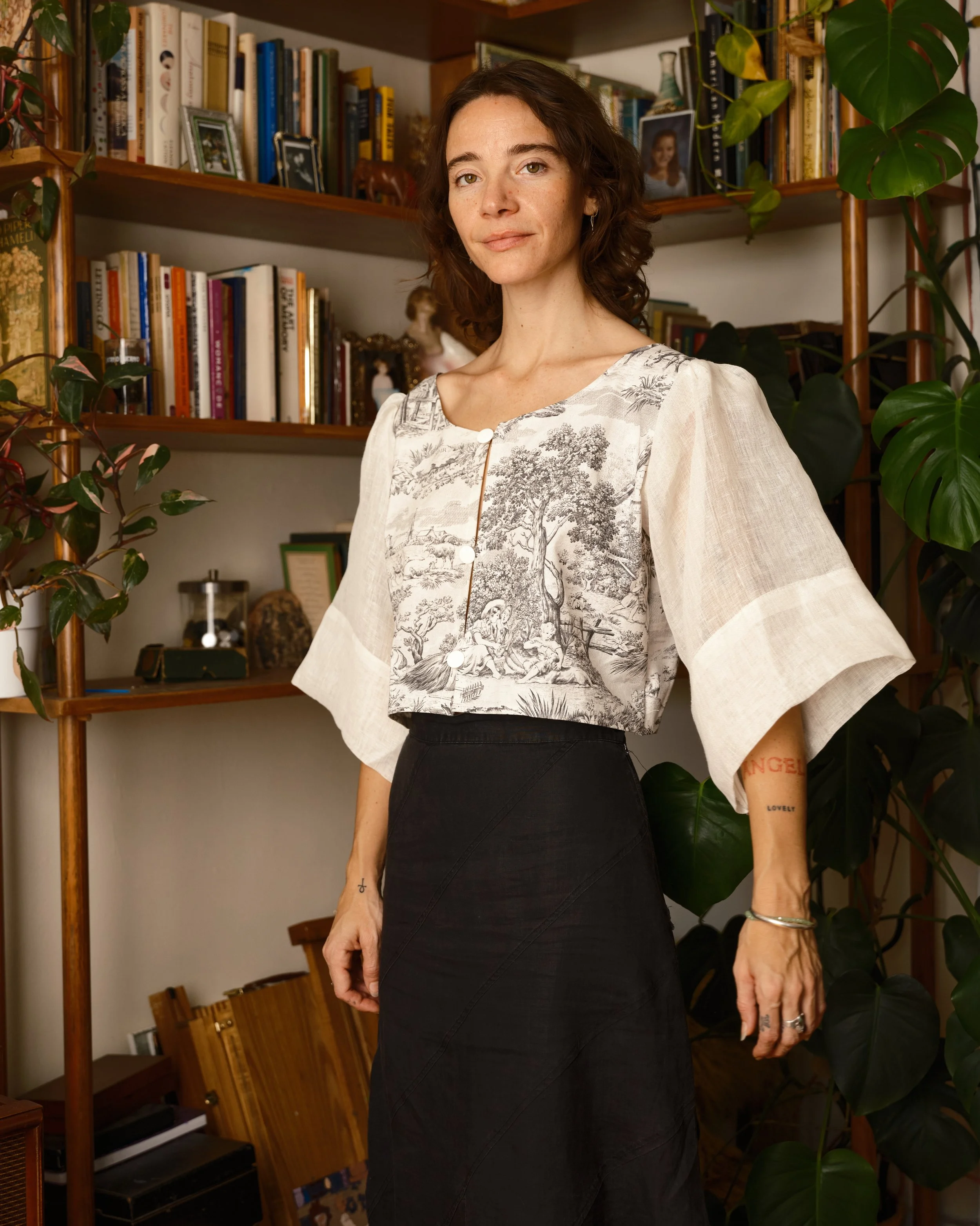 field of dreams blouse linen hadmade.jpeg