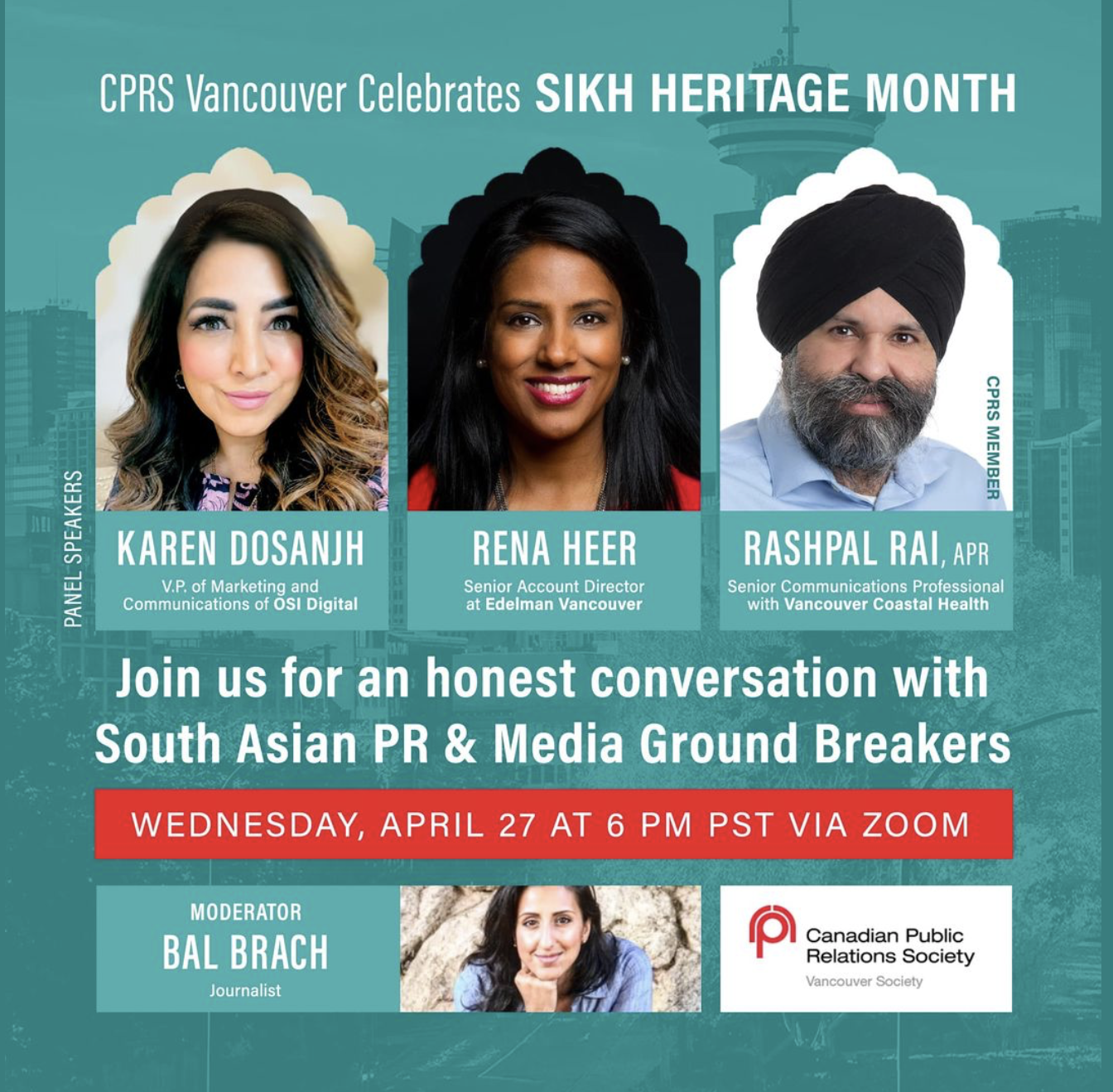 Honest Conversations with South Asian PR &amp; Media Ground Breakers - April 2022