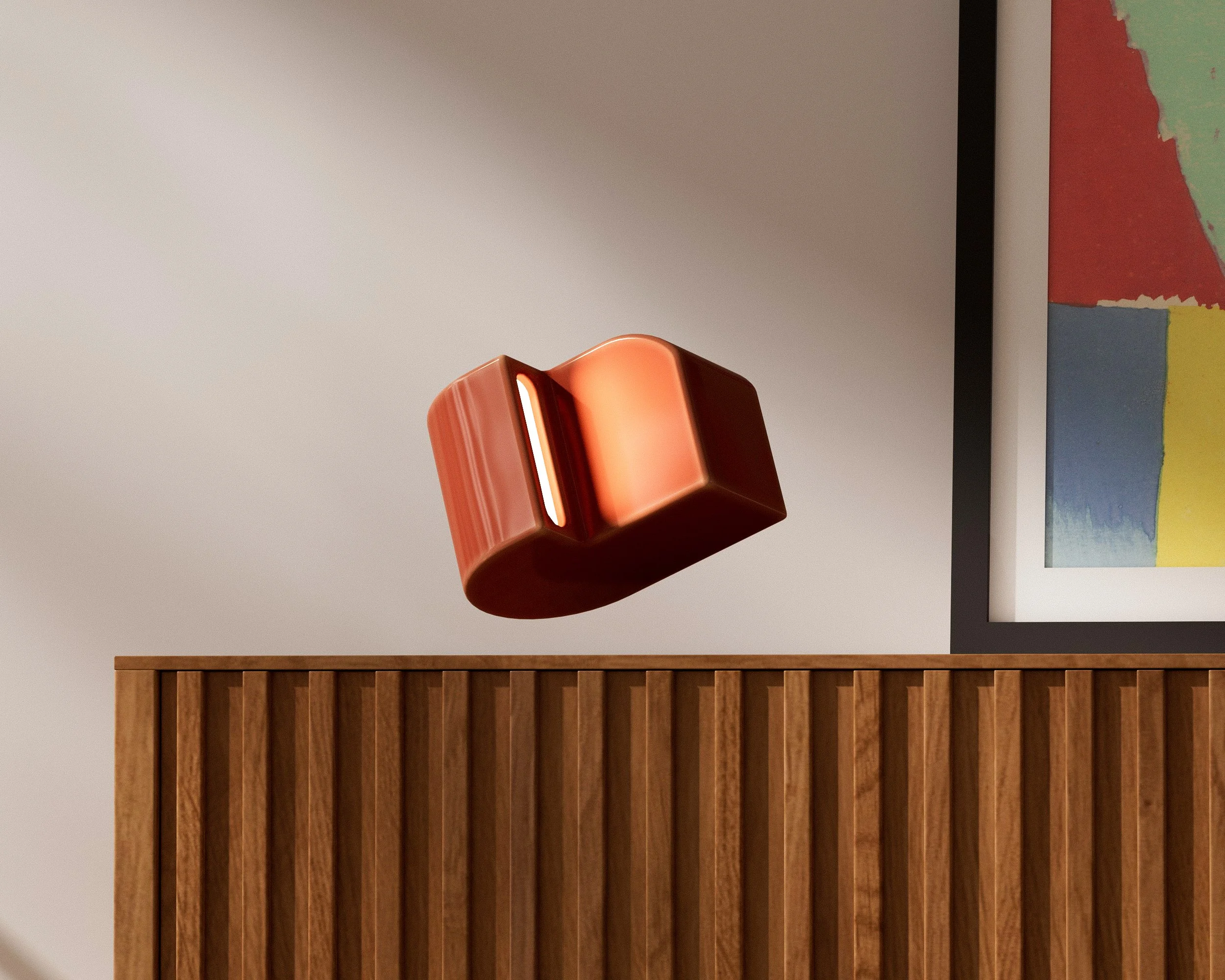 CG still image of product design lamp