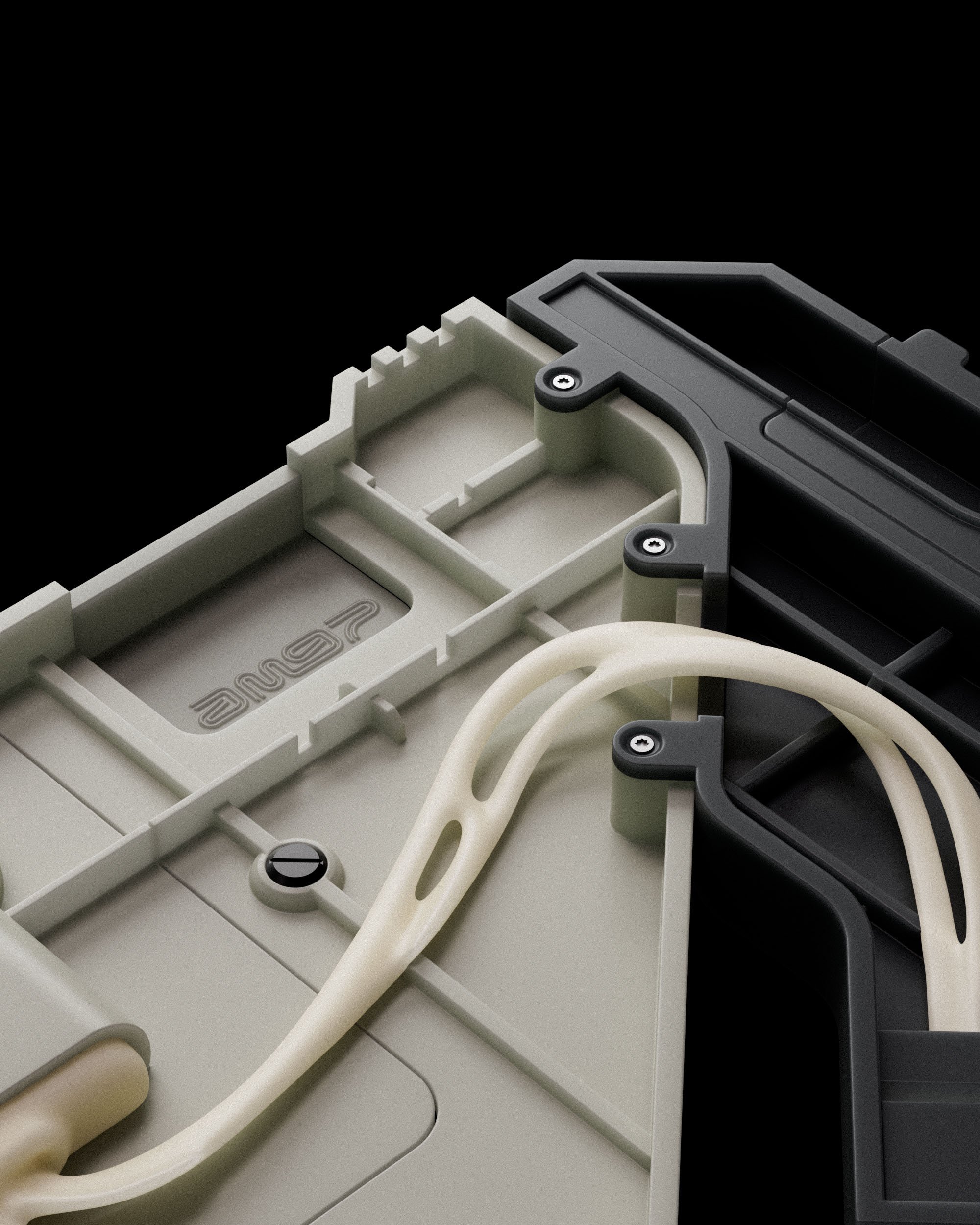 Close detailed shot of 3D manufactured object