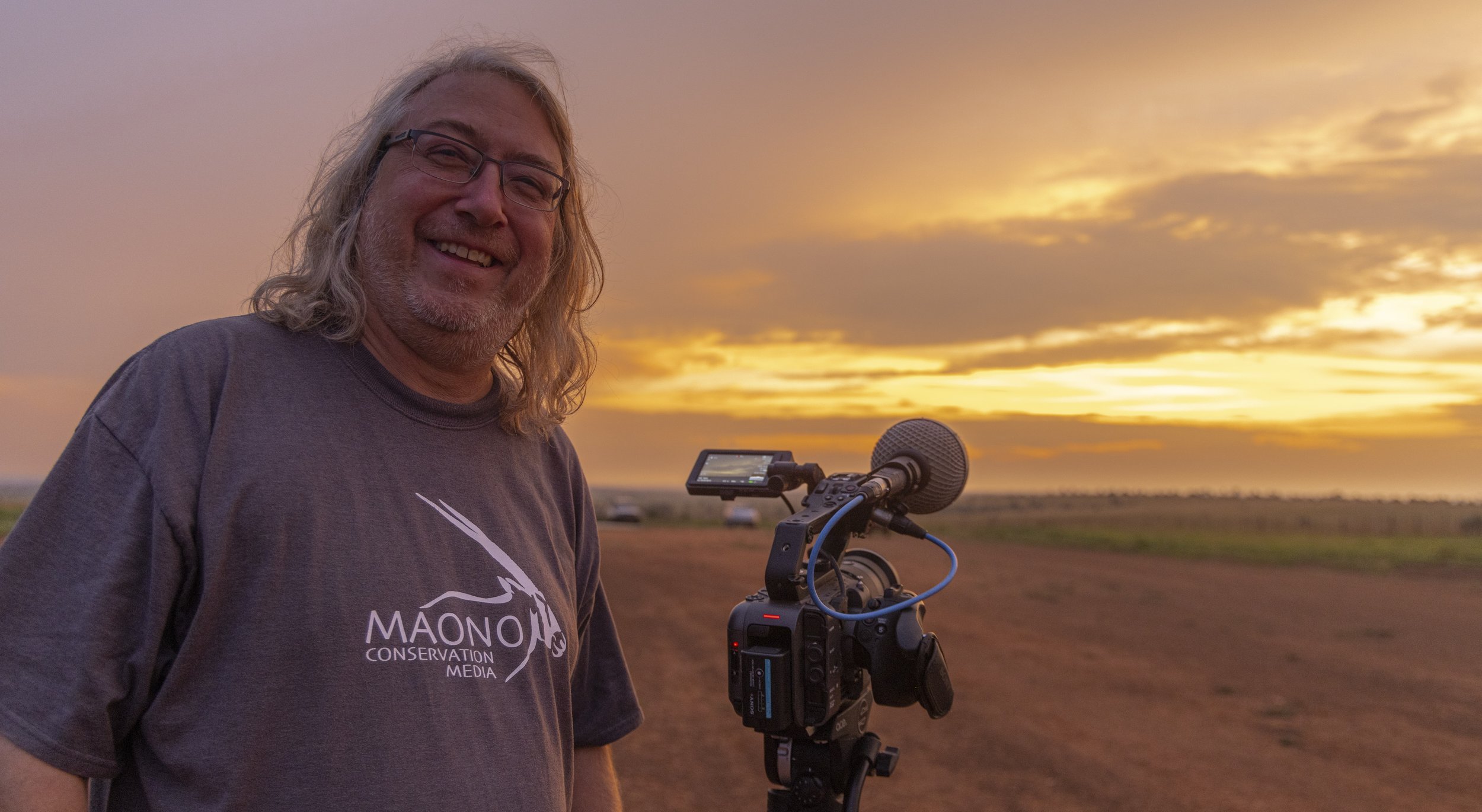 Andrew at sunrise for the Ranger Challenge, Murchison Falls