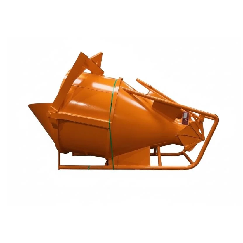 3 Yard Concrete Bucket by Crane Gear in Orange