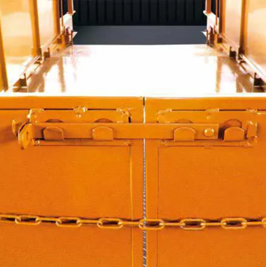 Crane Gear Crane Loading Platform Gate Lock Mechanism