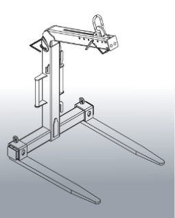 Crane Pallet Lifter drawing