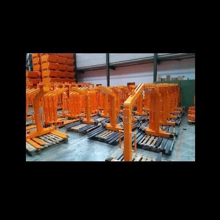 Self Shifting Crane Forks at the factory ready to be shipped