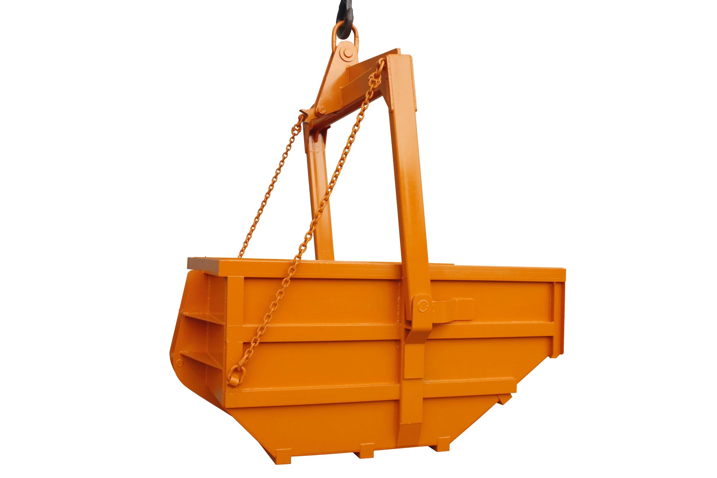 Eichinger Crane Skip Pan at 10.4 Yards in orange on a white background
