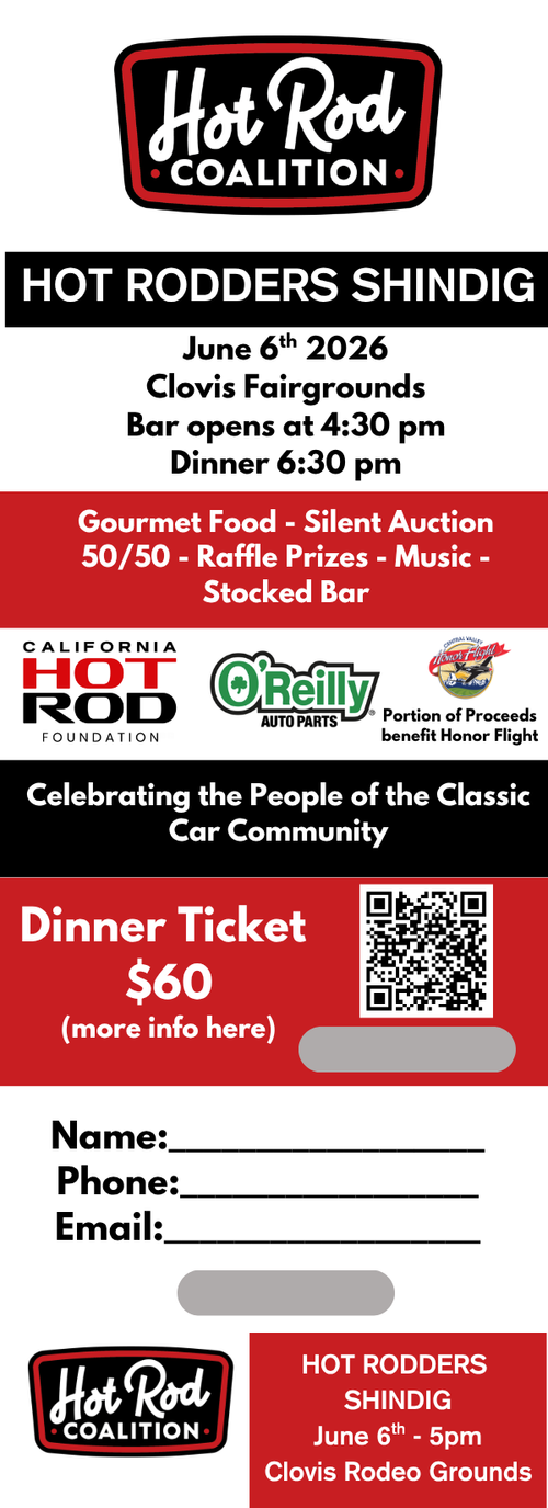 Hot Rodders Shindig — Hot Rod Coalition