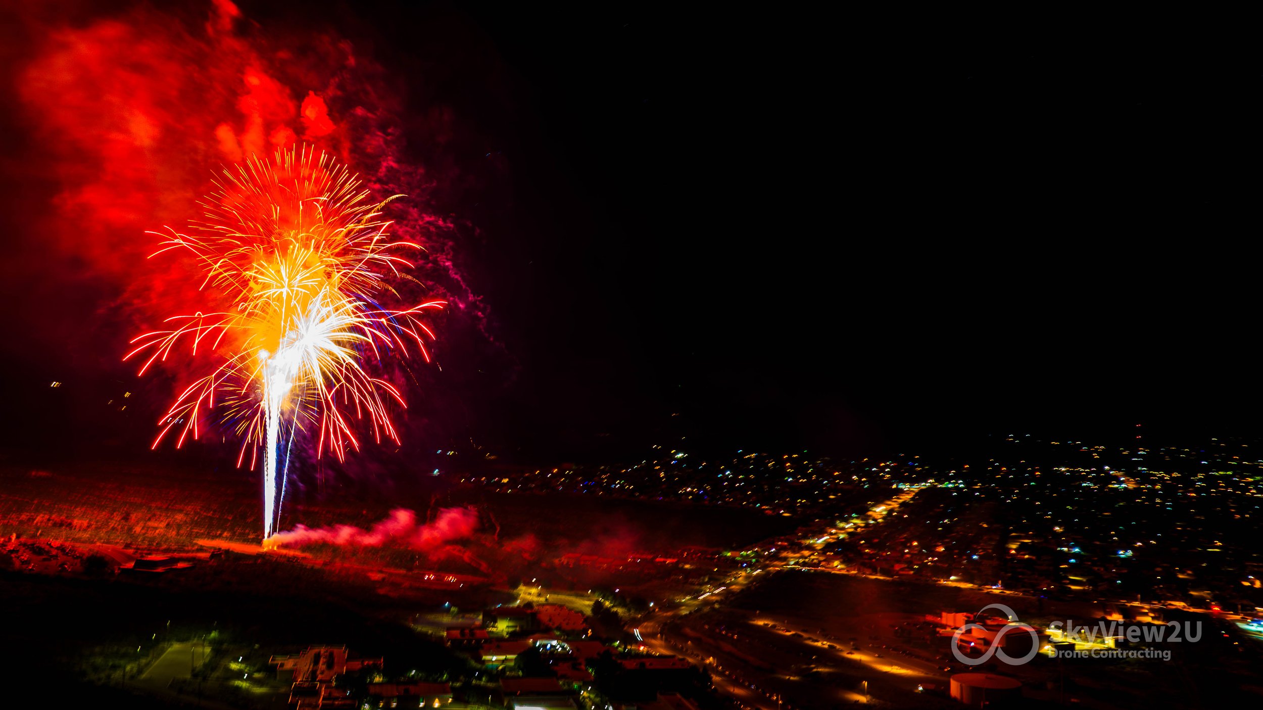 Alamogordo, New Mexico - Space Hall Of Fame, 4th Of July Fireworks Display