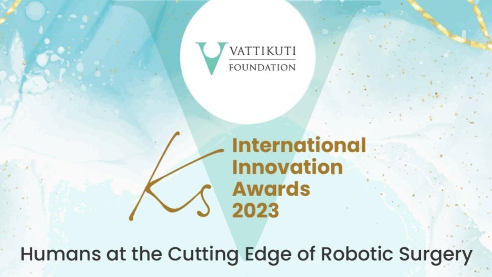 Vattikuti Foundation  KS International Robotic Surgery Innovation Awards  2022