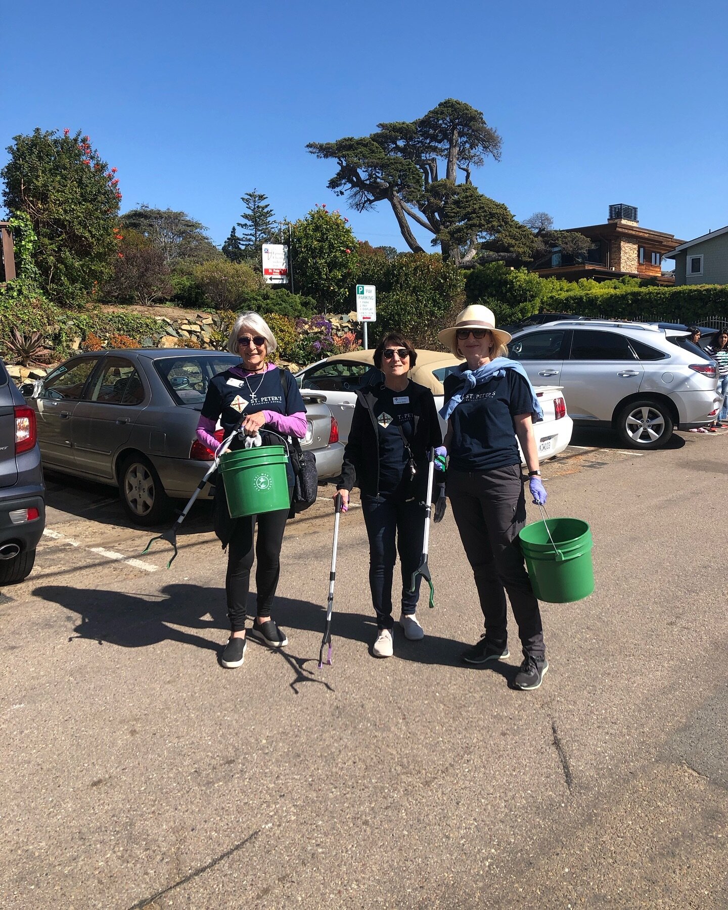 Caught the St. Peter&rsquo;s team LIVE on their Keep Del Mar Clean rounds! Hosted by @visitdelmarvillage