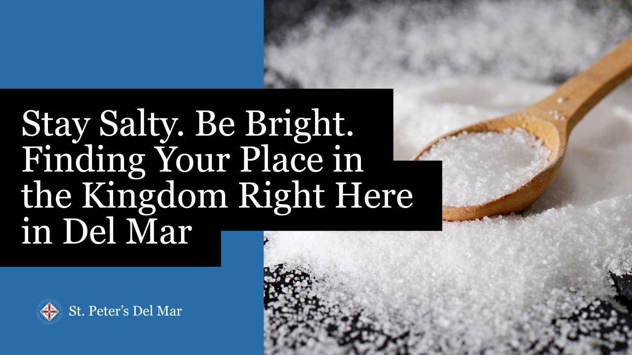 Stay Salty. Be Bright. Finding Your Place in the Kingdom Right Here in Del Mar