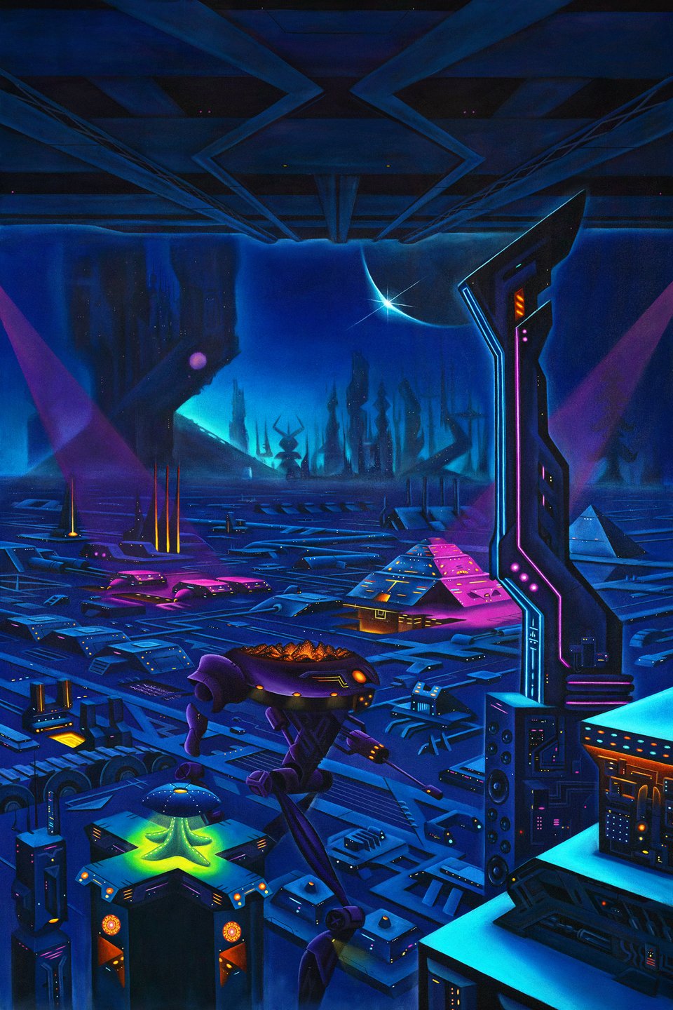 Techno Grid (2020) 40''x 60''