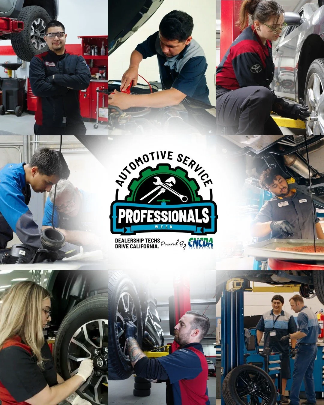 DON'T MISS OUT ON AUTOMOTIVE SERVICE PROFESSIONALS WEEK! June 8-14 🚗 

Let's show our appreciation for the dedicated professionals who keep the automotive industry moving. We can't wait to see your photos, videos, and stories this Automotive Service