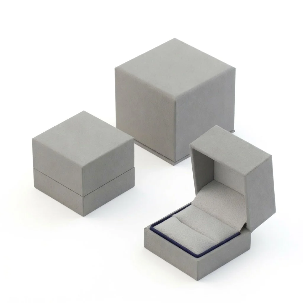 Ring Hinge Box With Matching Pack Gift Box - Perfect for Special Occasions