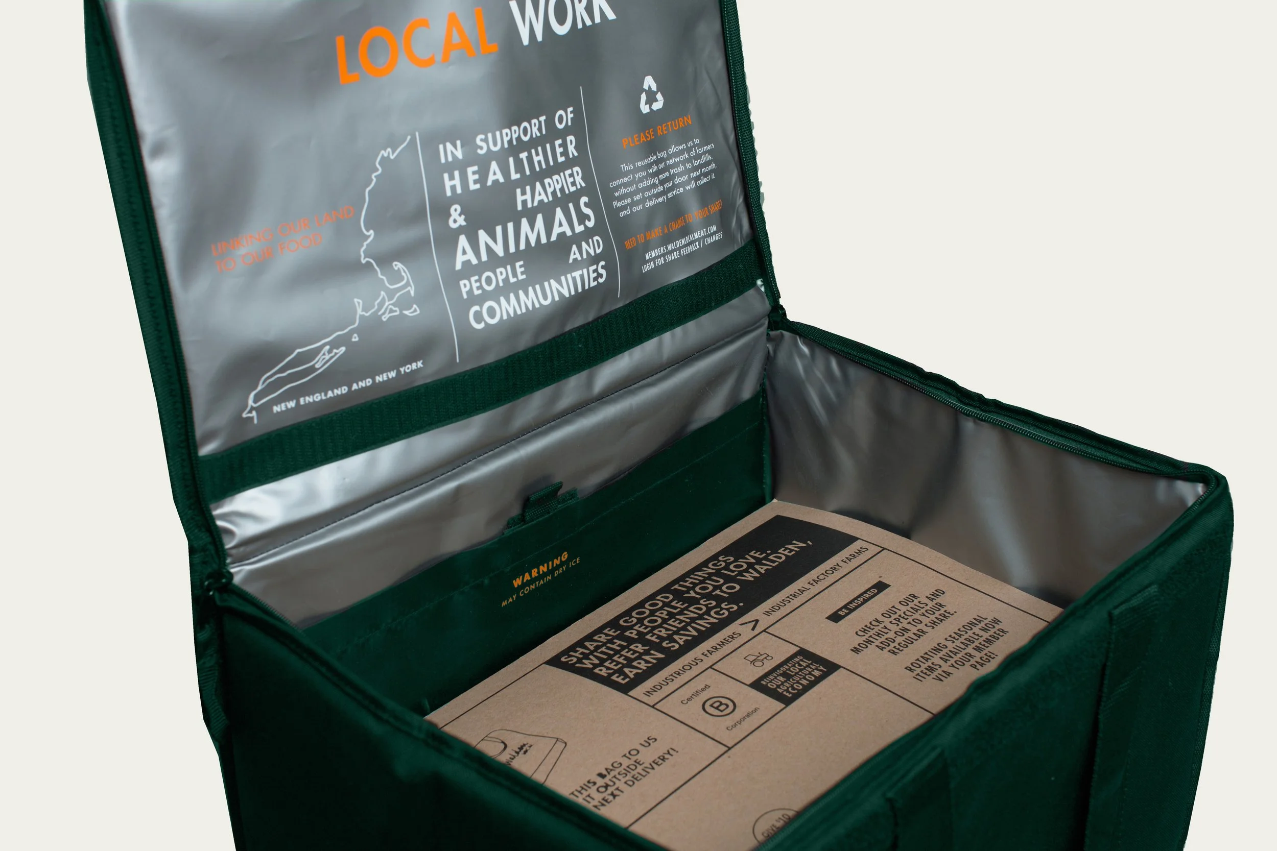 reusable meat delivery bag