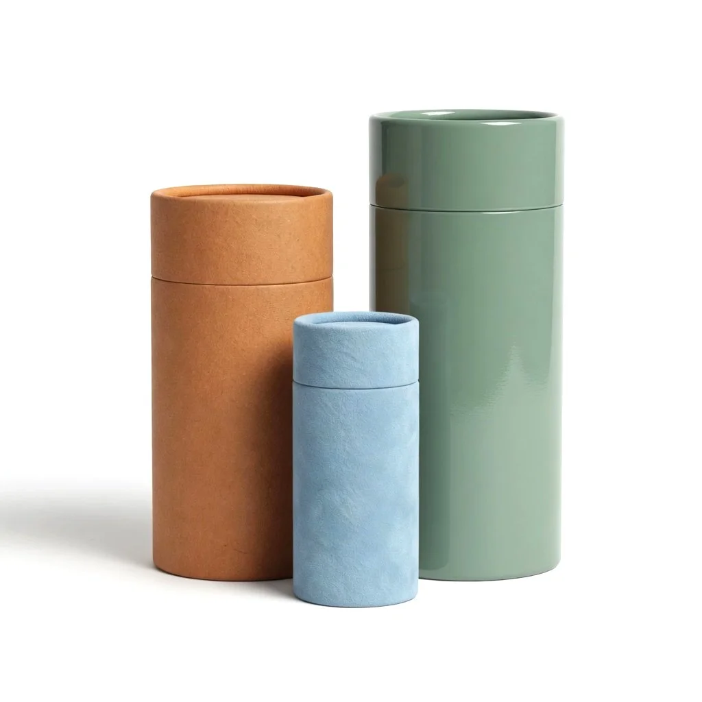 Custom made product packaging tubes