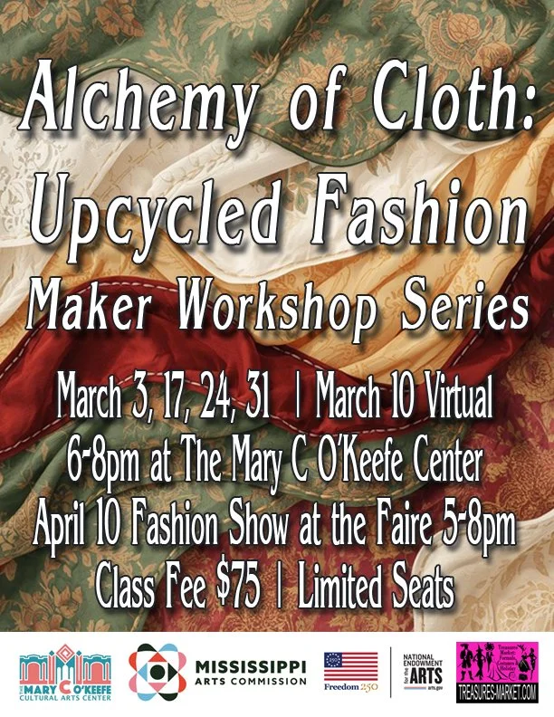 Alchemy of Cloth: Upcycled Fashion Maker Workshop Series