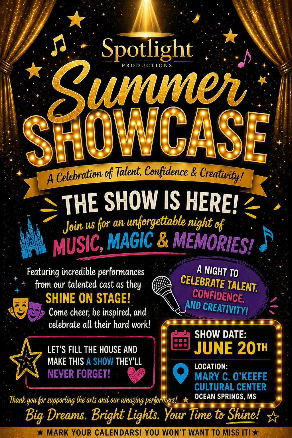 Spotlight Production Theatre Summer Showcase