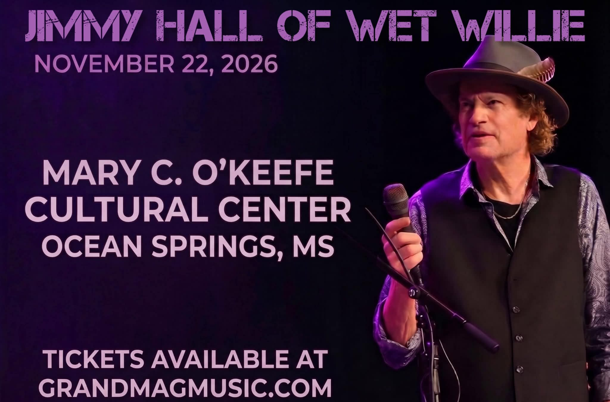 Jimmy Hall of Wet Willie Concert