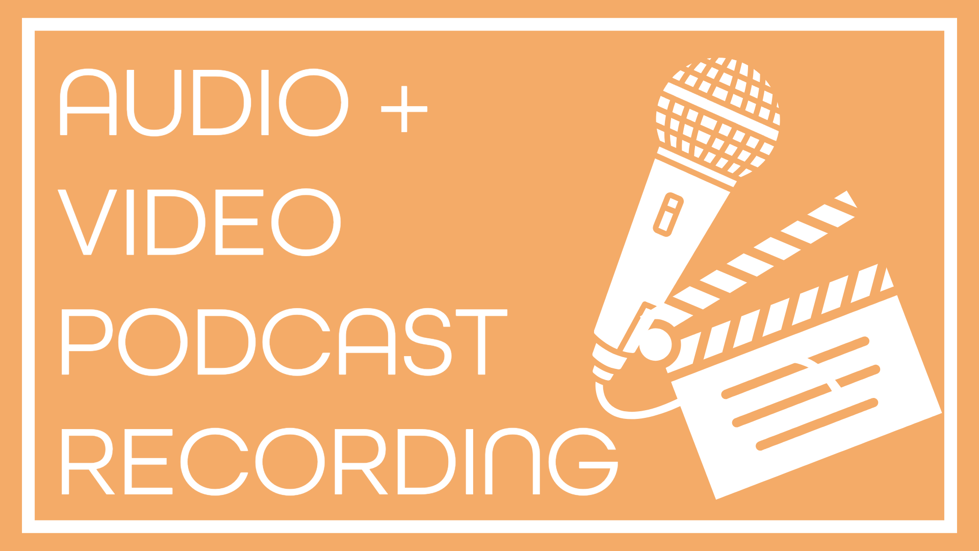 Audio +Video Podcast Recording