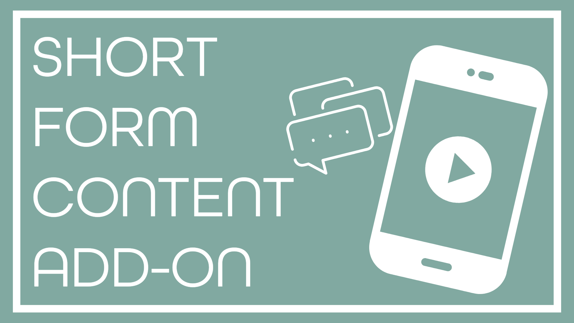 Short Form Podcast Content Add-on